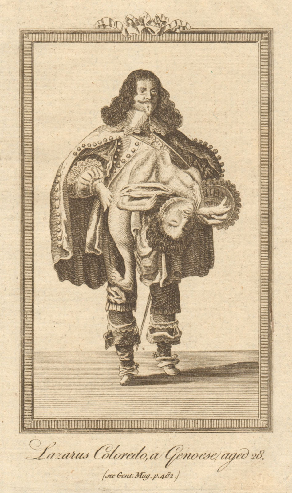 Lazarus & Joannes Baptista Colloredo. Genoese Italian conjoined twins 1777